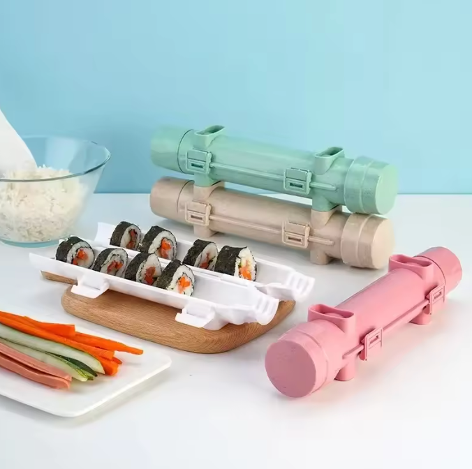 Sushi Roller Zylinderform – Manuelle Sushi Form für gerollten Reis und Füllungen
