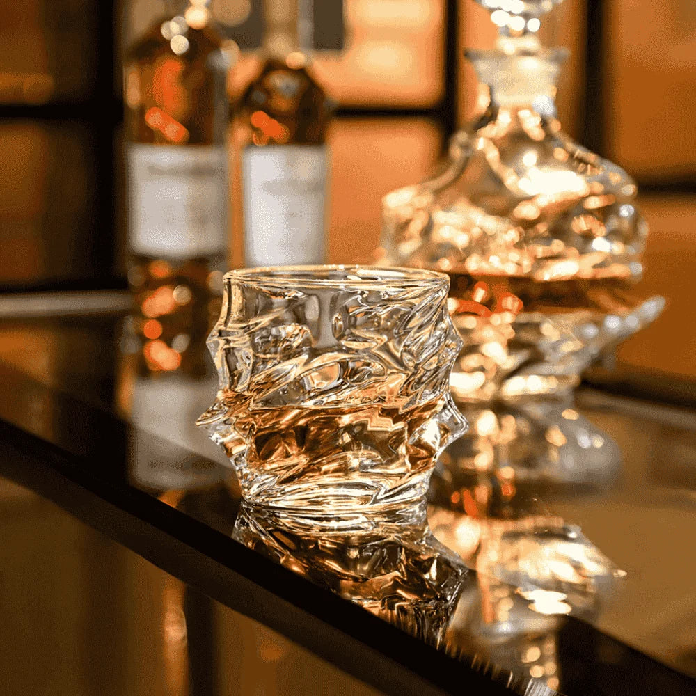 Asuka | Kristall-Whiskyglas mit Schwerem Boden | Elegantes Design für Genuss 2
