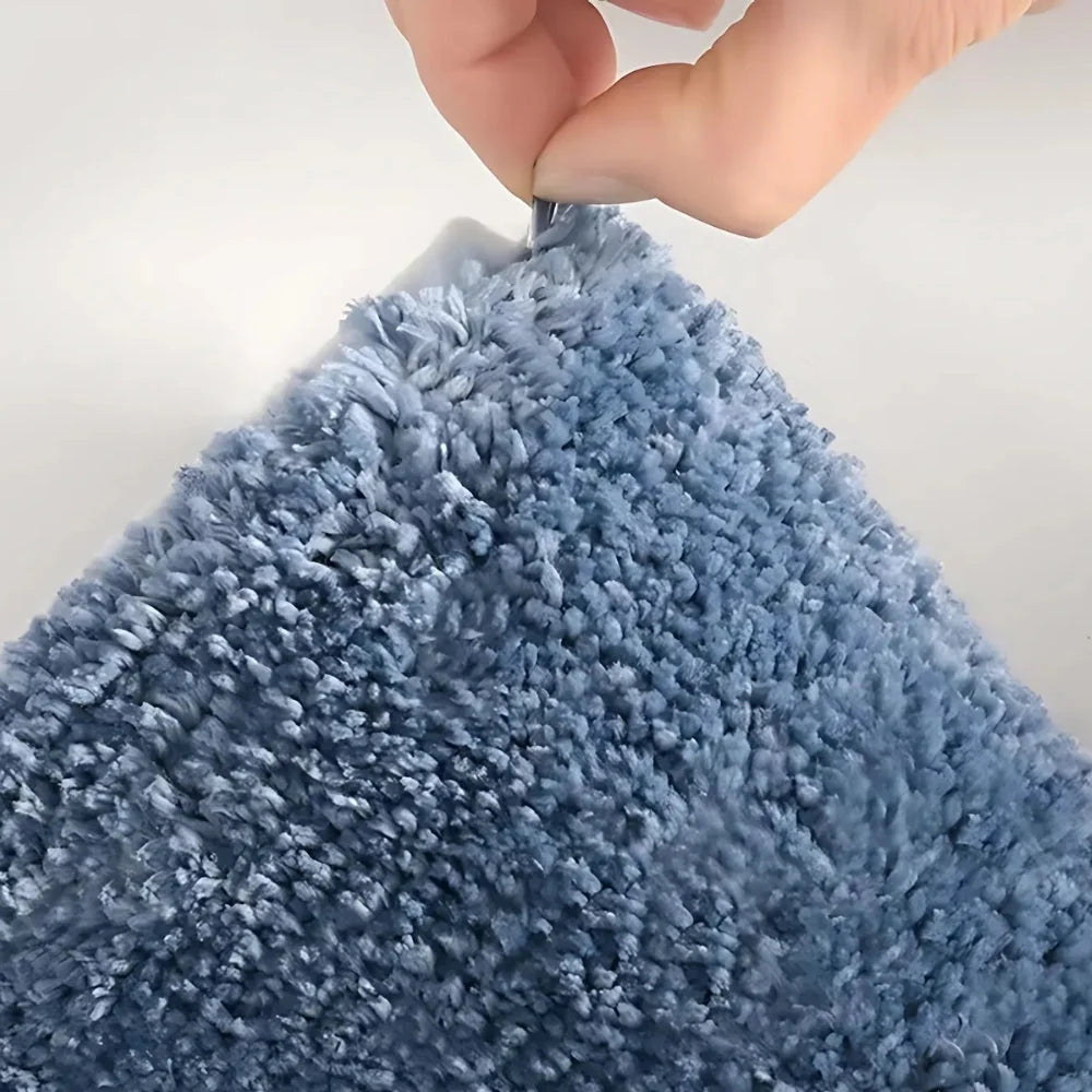 Badematte | Rutschfester Badezimmerteppich mit Schnelltrocknendem Design | Modernes Wellenmuster für Sicherheit und Stil 4