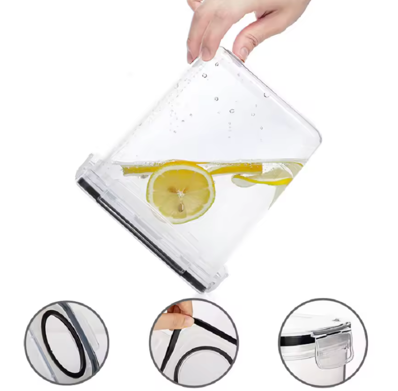 Müslibehälter mit Deckel – luftdichte Aufbewahrungsbehälter für Müsli, 2,5 l je Behälter (2er / 4er Set)