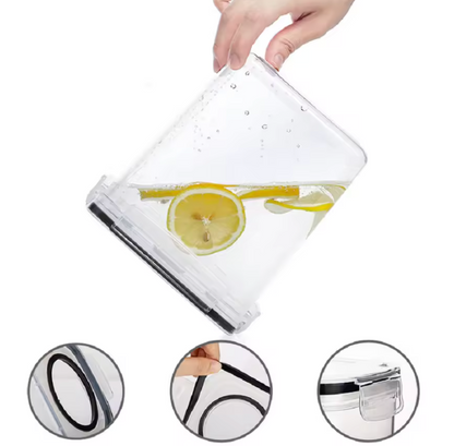 Müslibehälter mit Deckel – luftdichte Aufbewahrungsbehälter für Müsli, 2,5 l je Behälter (2er / 4er Set)