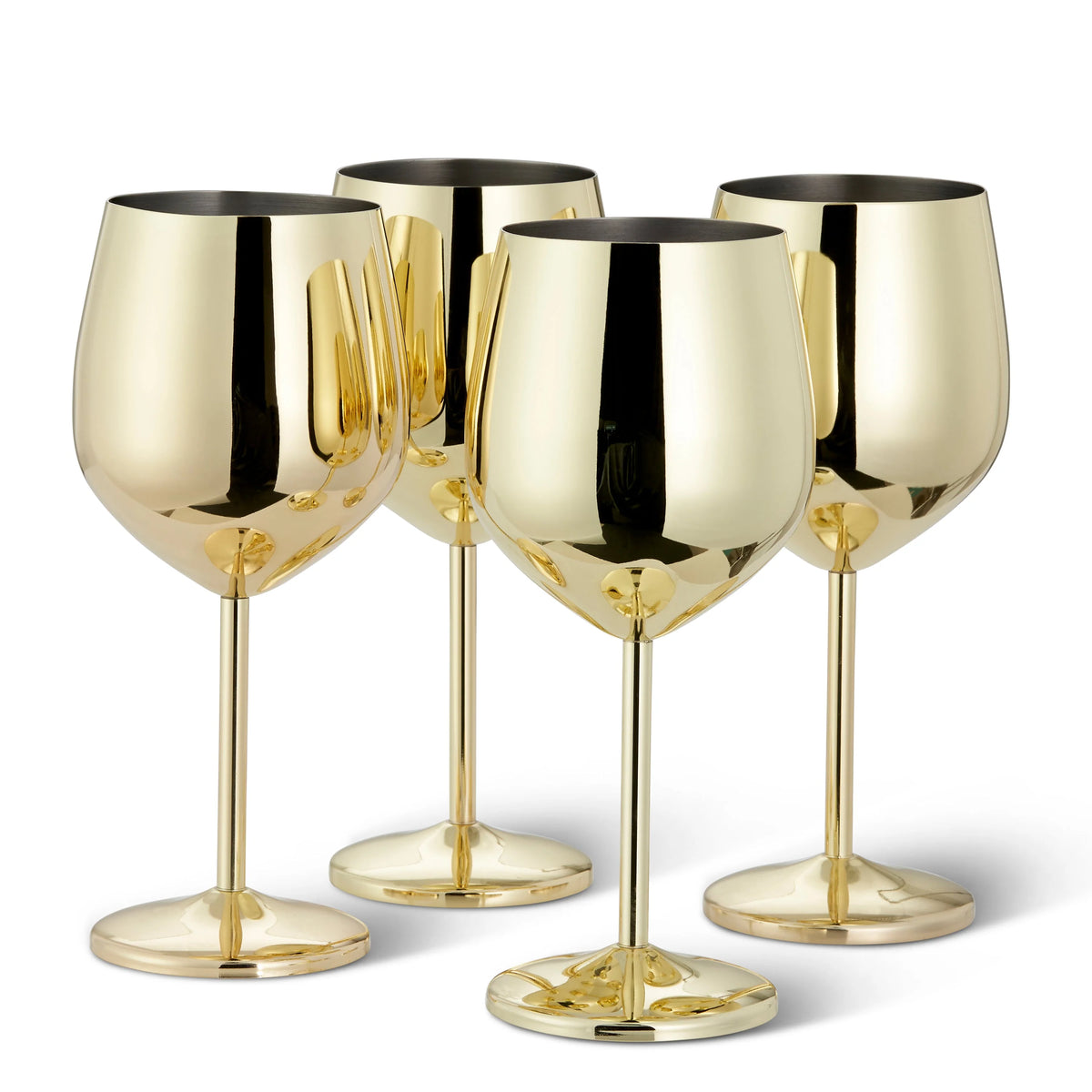Elegante Edelstahl-Weingläser in Gold mit Bruchsicherem Design | Stilvolle Getränke für jeden Anlass 1