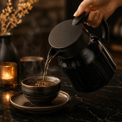 Elegante Teekanne | Isolierte Teekanne mit Integriertem Teesieb | 800 ml für Perfekte Temperaturkontrolle 2
