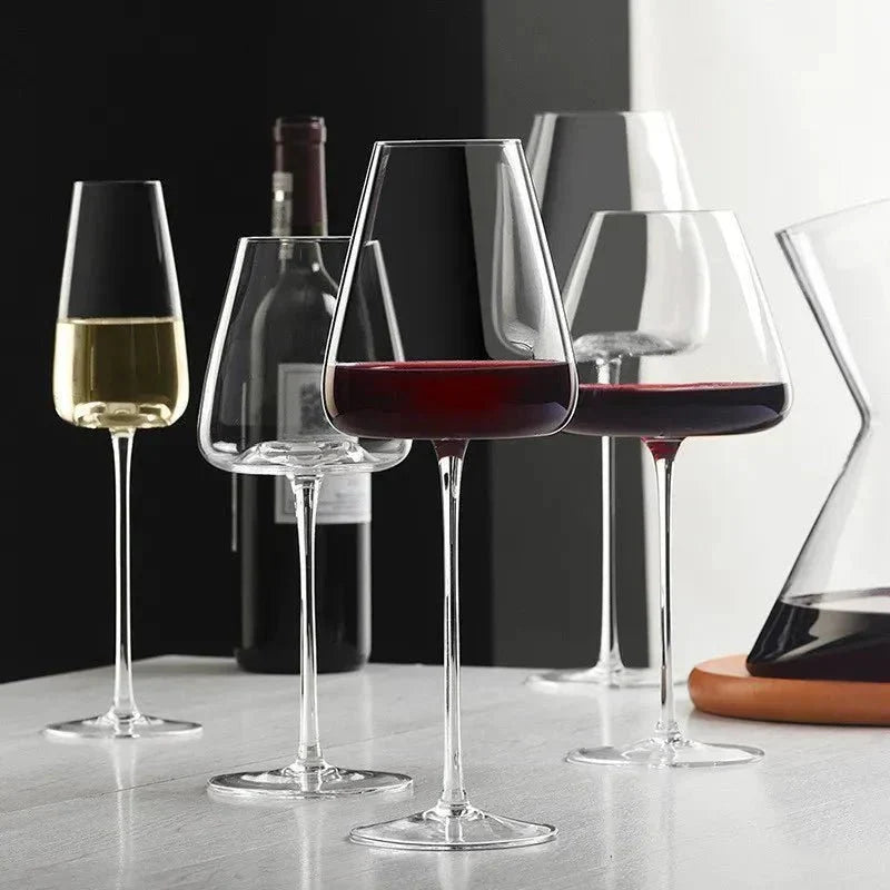 Elegante Weingläser Set | Mundgeblasene Rotweingläser für Optimalen Genuss | Kristallklar und Stilvoll 7