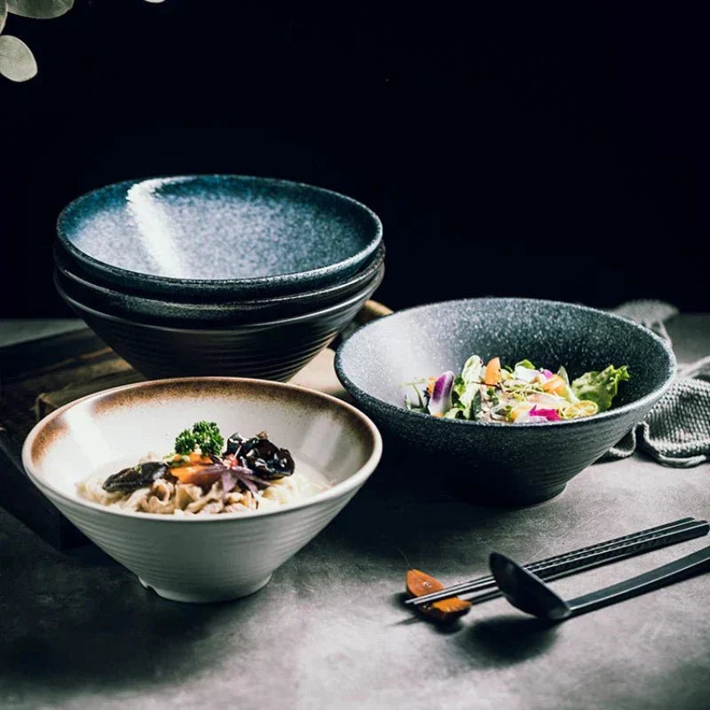 Handgefertigte japanische Ramen-Schale aus Keramik mit traditionellem Design | Perfekt für authentische Nudelsuppen 4
