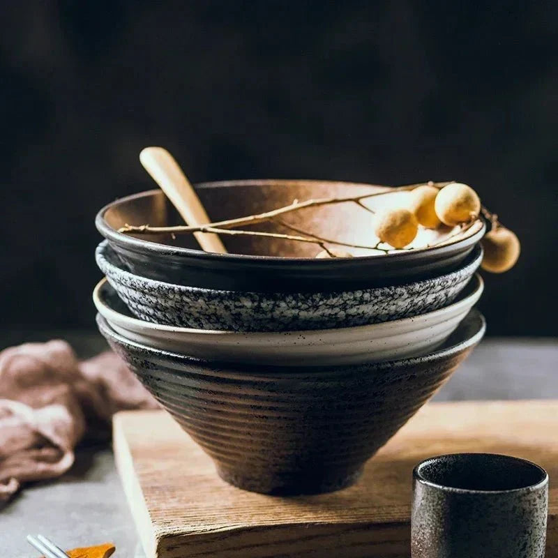 Handgefertigte japanische Ramen-Schale aus Keramik mit traditionellem Design | Perfekt für authentische Nudelsuppen 5