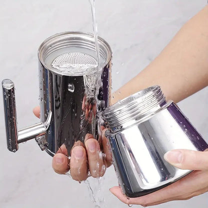 Italienische Moka-Kanne | Edelstahl-Design mit hitzebeständigem Griff | Perfekte Kaffeezubereitung für Zuhause 3