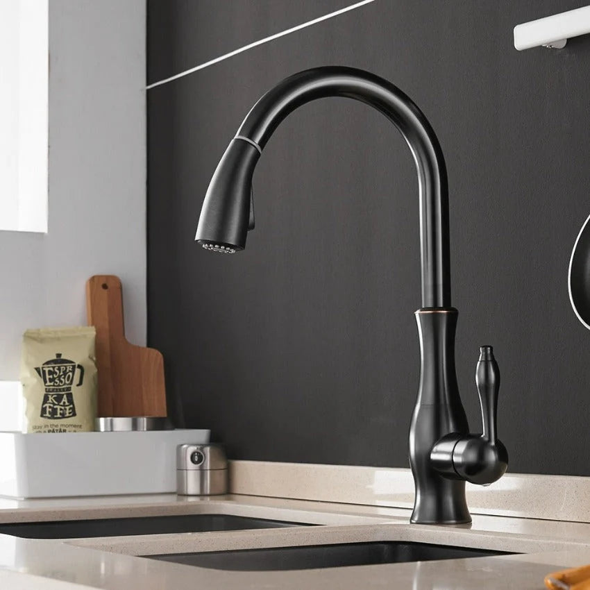 Moderne Küchenarmatur | Wasserhahn für Küche mit 360° Schwenkfunktion | Edelstahl Design für Flexible Nutzung 2